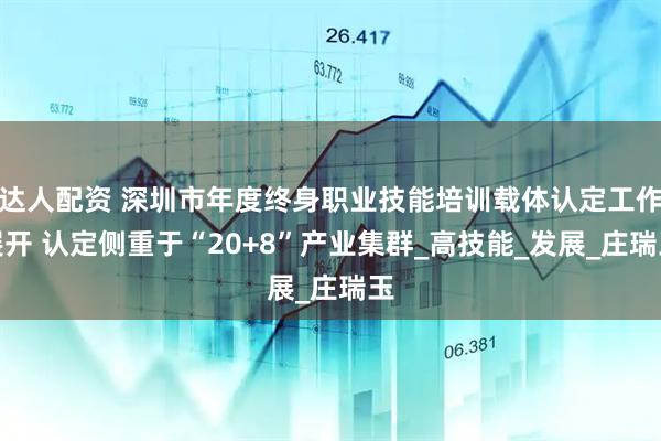 达人配资 深圳市年度终身职业技能培训载体认定工作展开 认定侧重于“20+8”产业集群_高技能_发展_庄瑞玉