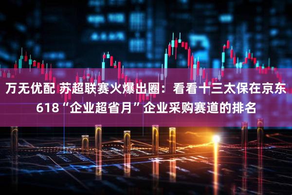 万无优配 苏超联赛火爆出圈：看看十三太保在京东618“企业超省月”企业采购赛道的排名